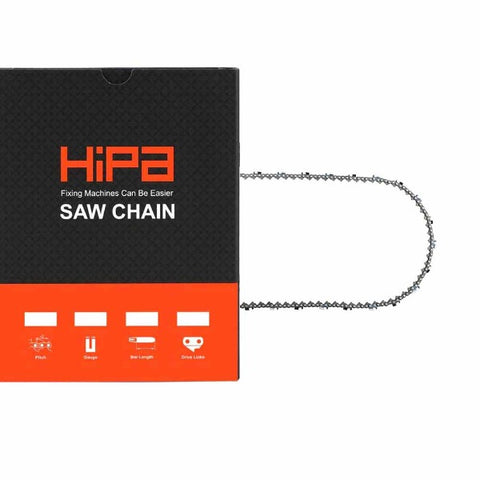 Hipa 16 Inch Full Chisel Chain 3/8 .050 59 DL 