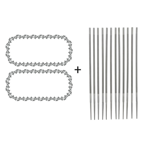 Hipa 18 Inch Chain 3/8 Pitch .050 Gauge 64 DL For Echo CS-590 CS-530 CS-490 Poulan Craftsman Jonsered Chainsaw