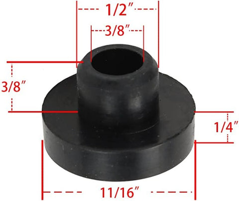 Hipa (Pack of 2) 951-0171 751-0171 Fuel Shut Off Valve 735-0149 935-0149 Fuel Tank Bushing for MTD Troy Bilt Lawn Mower Portable Generator Snow Blower