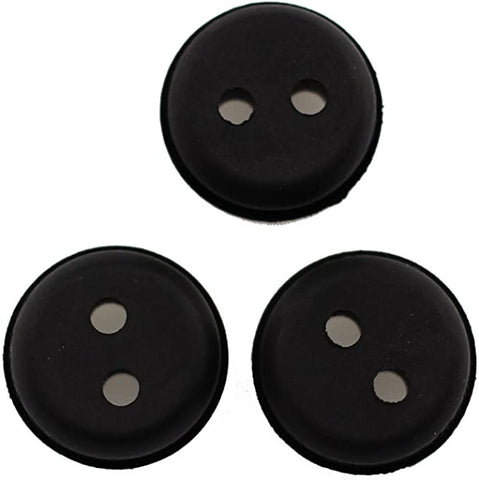 Hipa (Pack of 5) 2-Hole 19mm 3/4-inch Tank Hole Rubber Grommet for I.D x O.D: 3mm x5mm (Approx. 1/8" x 3/16") Fuel Lines fit Generator Lawn Mower Pressure Washer