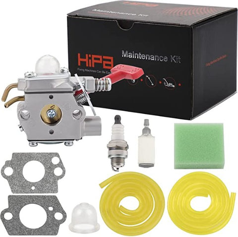 Hipa Carburetor Kit for Homelite ST155 ST145 ST175 ST185 ST275 ST285 ST385 ST485 SX135 GST18 HBC18 String Trimmer # WT-458 WT-476