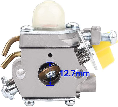 Hipa 308054043 Carburetor for Ryobi Homelite 308054013 308054077 RY09050 RY09056 RY28140 RY28040 RY28100 RY28120 Trimmer 308054012 308054004