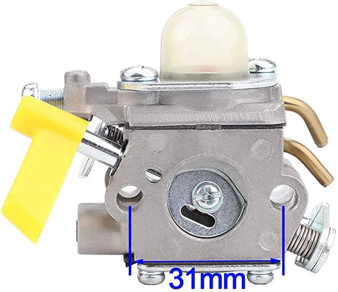 Hipa 308054043 Carburetor for Ryobi Homelite 308054013 308054077 RY09050 RY09056 RY28140 RY28040 RY28100 RY28120 Trimmer 308054012 308054004