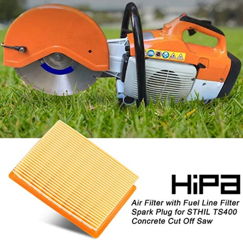 Hipa Air System Maintenance Kit for STIHL TS400 Concrete Cut Off Saw Replace 4223-141-0300 4223 141 0300 Air Filter