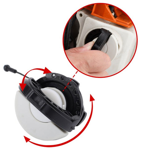 Hipa Fuel and Oil Cap for STIHL MS290 MS310 MS390 MS270 MS280 MS341 MS361 MS440 MS460 029 039 044 046 Chainsaw # 0000 350 0525