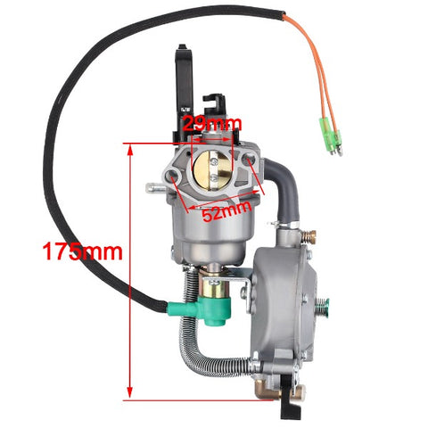 Hipa LPG NG Dual Fuel Carburetor For Titan Industrial 7500M Generator 11HP Engine