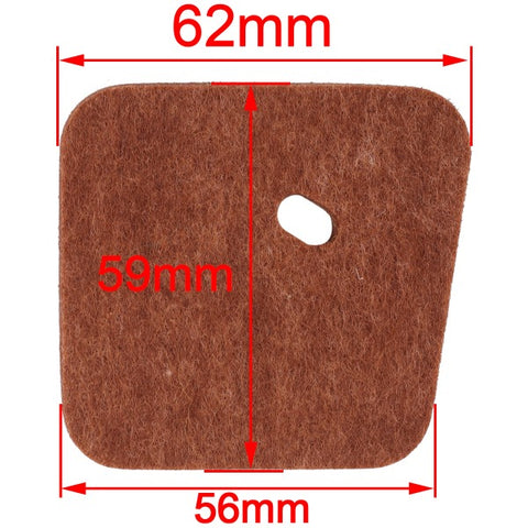 Hipa (5 Pack) Air Filter 4140 124 2800 for STIHL FS 55R FS55R FS38 FS45 FS46 FS55 KM55 HL45 HS45 FC55 Edger String Trimmer