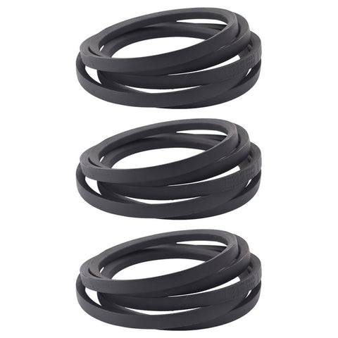 Hipa 3 Pack Mower Deck Belt 1/2 x 95 inch for 42 inch Poulan Pro Craftsman LT1000 LT2000 DLT3000 Riding Mower