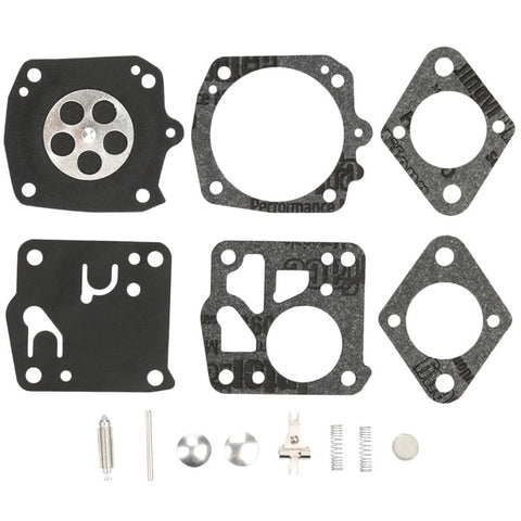 Hipa Carburetor Rebuild Kit For WAL-BRO 545081855 WT-875 WT-875-1 WT-875A Poulan BVM200VS BVM200C PPB430VS P200C Blower Craftman 25Cc 210Mph / 450 Cfm Gas Blower