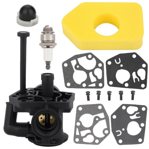 Hipa 795477 Carburetor Kit for Briggs & Stratton 10A902 9B900 900 Series 205cc 4 Cycle Engine for 499809 795469 794147 498809 497619 795475 790206