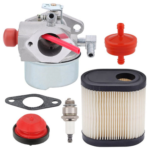 Hipa 640350 Carburetor Kit for Tecumseh LEV120 LEV105 LEV100 LV195EA LV195XA Engines Toro 22in Recycler 20016 20017 20018 Lawn Mower # 640271 640303